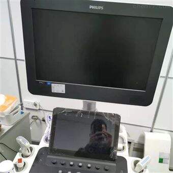 PHILIPS修好可测飞利浦彩超开机屏幕显示蓝屏画面解决方法