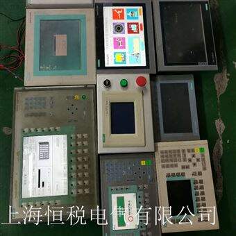 西门子触摸屏上电运行一会就黑屏无显示维修