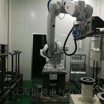 ABB修好可测ABB机器人IRC5示教器上电显示闪屏/花屏维修
