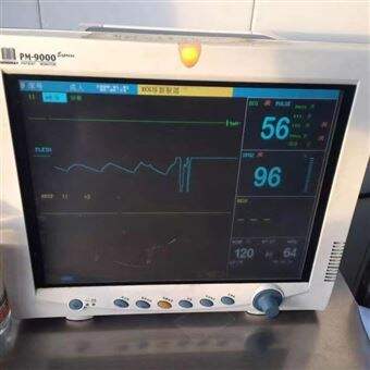 SIEMENS上门维修西门子心电监护仪开机屏幕ECG无任何波行