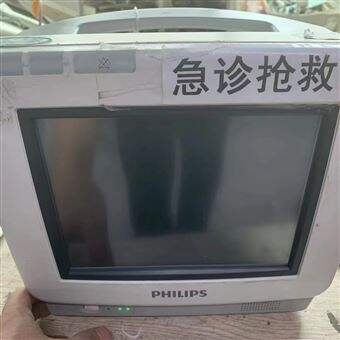 PHILIPS当天维修飞利浦心电监护仪开机面板黑屏不亮故障维修