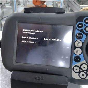 ABB维修中心ABB机器人示教器开机启动不了维修解决方法